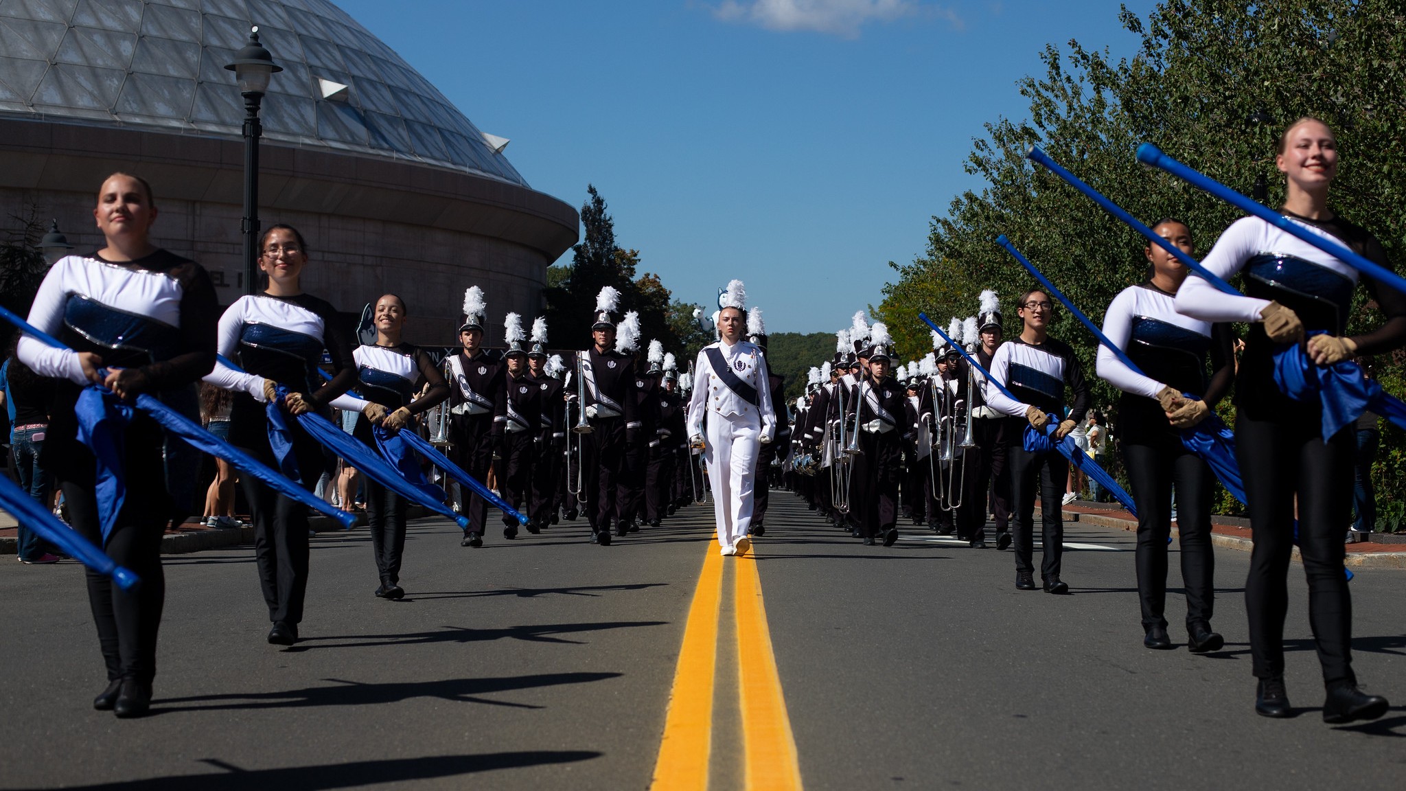 Unity - UConn Marching Band drum major